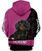 Dachshund US Unisex Size Hoodie
