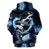 Orca Killer Whale Sea Creature Fish Lover US Unisex Size Hoodie