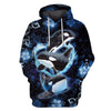 Orca Killer Whale Sea Creature Fish Lover US Unisex Size Hoodie