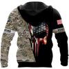 Skull Gift Dispatcher Skull US Unisex Size Hoodie