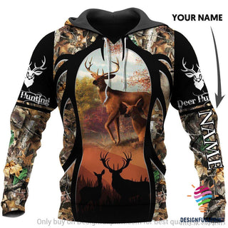 Gift For Hunting Lover Sweat A Capuche De Chasse Au Cerf Sweat A Capuche Unisexe Personnalisé