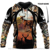 Gift For Hunting Lover Deer Hunting Hoodie Personalized Unisex Pullover Hoodie