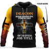 Catholic Church Different Titles: Pastor/Chaplain/Minister/Deacon Because Hardcore Devil Stomping Ninja Is Not An Official Job Title Personalized Christian Unisex Hoodie