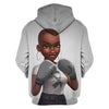 Gray Brain Cancer Awareness Melanin Warrior Hoodie
