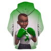 Green Lymphomia Melanin Warrior Cancer Awareness Hoodie