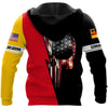 Skull Gift German Skull Hoodie US Unisex Size American Grown With German Roots Skull Hoodie German Hoodie