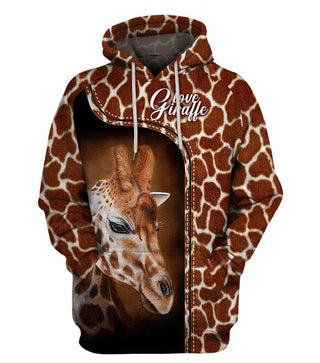 Giraffe Hoodie US Unisex Size Hoodie