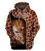 Giraffe Hoodie US Unisex Size Hoodie
