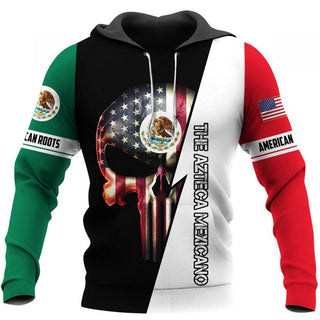 Skull Gift Mexican Skull US Unisex Size Hoodie Mexican Pullover Jerga Hoodie