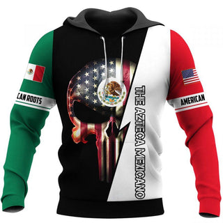 Skull Gift Mexican Skull US Unisex Size Hoodies and Longsleeves Mexican Sweatshirt Mexican Pullover