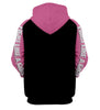 Skull Gift Pink Thyroid Cancer Sugar Skull Girl Awareness Hoodie