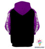 Kämpfe wie ein Krieger ™ Hot Purple Lupus Zuckerschädel Girl Awareness Hoodie
