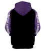 Skull Gift Purple Warrior Sugar Skull Girl Sherpa US Unisex Size Hoodie