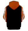 Skull Gift Fight Like A Warrior™ Orange Leukemia Cancer Sugar Skull Girl Awareness Hoodie luekemia