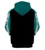 Skull Gift Teal Warrior Sugar Skull Girl Sherpa US Unisex Size Hoodie