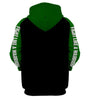 Skull Gift Fight Like A Warrior™ Green Liver Cancer Sugar Skull Girl Awareness Hoodie
