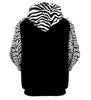 Skull Gift Fight Like A Warrior™ Zebra Rare Disease  Sugar Skull Girl Awareness Hoodie