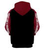 Skull Gift Fight Like A WARRIOR™ Red Burgundy Myeloma Cancer Sugar Skull Girl Hoodie