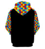 Skull Gift Autism Sugar Skull Girl Awareness Kid and Adult hoodie Autism Gift
