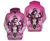 Skull Gift Deer Skull Vintage Spring Sugar Skull Girl Breast Cancer Awareness Hoodie