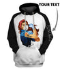 Gifts For Nurses Personalized Be Strong Nurse Red Hair US Unisex Size Hoodie