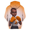 Orange Melanin Warrior Leukemia Cancer Awareness Hoodie luekemia