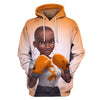 Orange Melanin Warrior Leukemia Cancer Awareness Hoodie luekemia