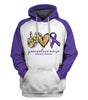 Peace Love Cure Alzheimer Awareness US Unisex Size Hoodie