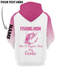 Skull Gift Fishing Gifts Gift For Mom Fishing Mom Sugar Skull Personalized US Unisex Size Hoodie