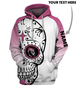 Skull Gift Fishing Gifts Gift For Mom Fishing Mom Sugar Skull Personalized US Unisex Size Hoodie