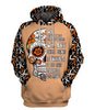 Skull Gift We Don't Know How Strong We Are Orange Leukemia Awareness Sugar Skull Hoodie luekemia