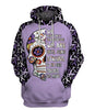 Skull Gift We Don't Know How Strong We Are Purple Lupus Awareness Sugar Skull Hoodie