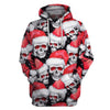 Skull Gift Multiple Skull Christmas Hoodie