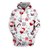 Christmas Wine Glass US Size Unisex Hoodie