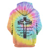 God Tie Dye US Unisex Size Hoodie