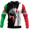 Skull Gift Italian Skull US Unisex Size Hoodies American Grown With Italian Roots Italian American Skull Hoodie