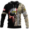 Skull Gift Gift For Army Army Ranger Skull Unisex Size Hoodie