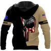 Skull Gift EMT Paramedic Skull US Unisex Size Hoodie