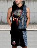 US Navy Type 1 Sleeveless Zipup Hoodie US Unisex Size