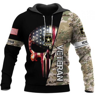 Gift For Veteran Lover Gift For Army Army Veteran Unisex Size Hoodie
