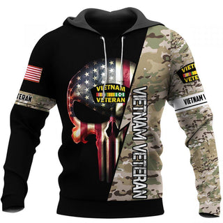 Gift For Veteran Lover Vietnam Veteran US Unisex Size Hoodie