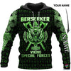 Gift For Viking Lover Multicolor Berserker Viking Special Forces Personalized Unisex Hoodie HG