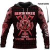 Gift For Viking Lover Multicolor Berserker Viking Special Forces Personalized Unisex Hoodie HG