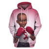 Burgundy Brain Cancer Melanin Warrior Awareness Hoodie