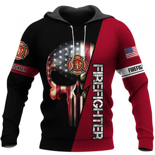 Skull Gift Firefighter Skull US Unisex Size Hoodie US Firefighter Skull US Unisex Size Hoodie Firefighter Hoodie Rescue Fire Department Hoodie Fireman Hoodie