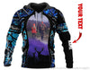 Gift For Hunting Lover Gift For Dad Multicolo Deer Hunting Dad To Daughter Personalized Unisex Hoodie LH
