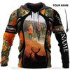 Gift For Hunting Lover Gift For Dad Multicolo Deer Hunting Dad To Daughter Personalized Unisex Hoodie LH