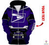 I Am A Postal Worker I Dont Stop When Im Tired I Stop When Im Done Personalized Pullover or Zip Up Hoodie or Long Sleeve Shirt or Fleece Hoodie HG