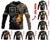 Skull Gift Gift For Army Multitype All Force Skull Fire Personalized Unisex Hoodie HG