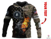 Skull Gift Gift For Army Multitype All Force Skull Fire Personalized Unisex Hoodie HG